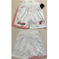Miami Heat White Shorts Run Small - Zenithce