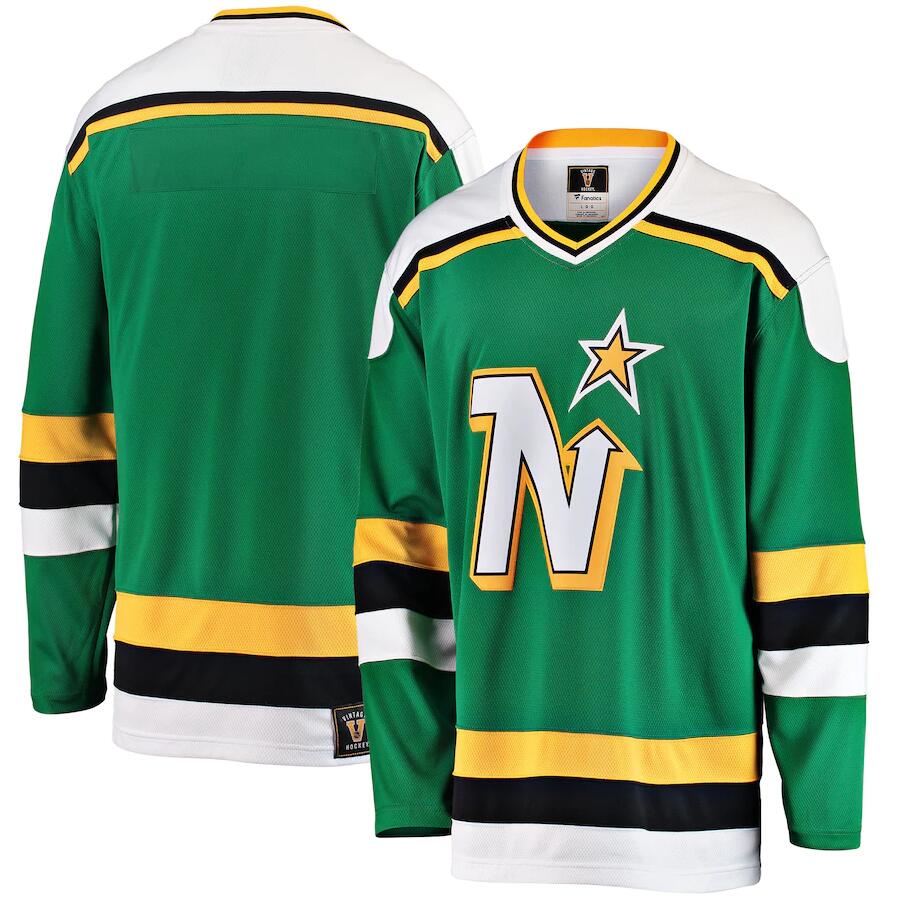Minnesota North Stars Green Stitched Jersey - Zenithce