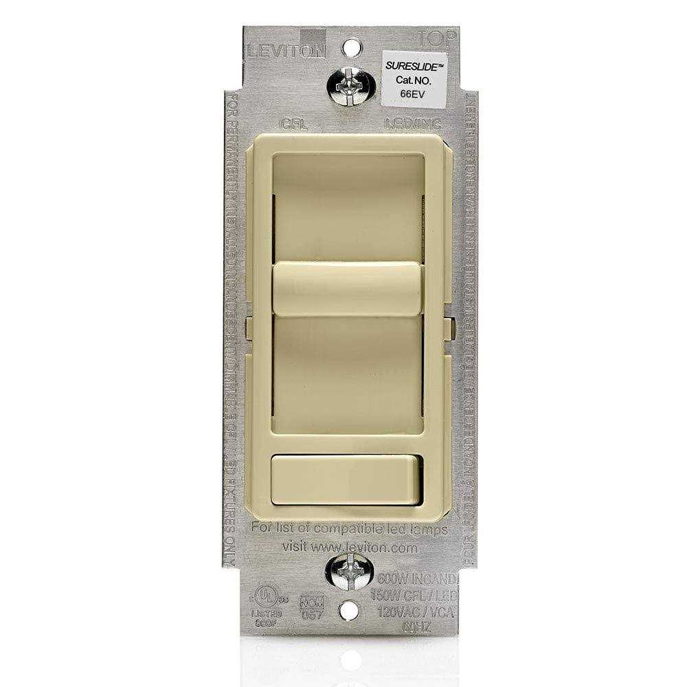 Leviton 66EV-10W 300W SureSlide Electronic Low Voltage Dimmer - Zenithce