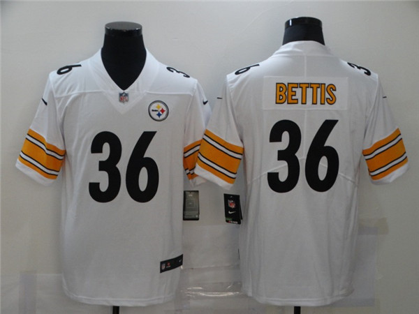 Pittsburgh Steelers #36 Jerome Bettis White Vapor Stitched Jersey - Zenithce