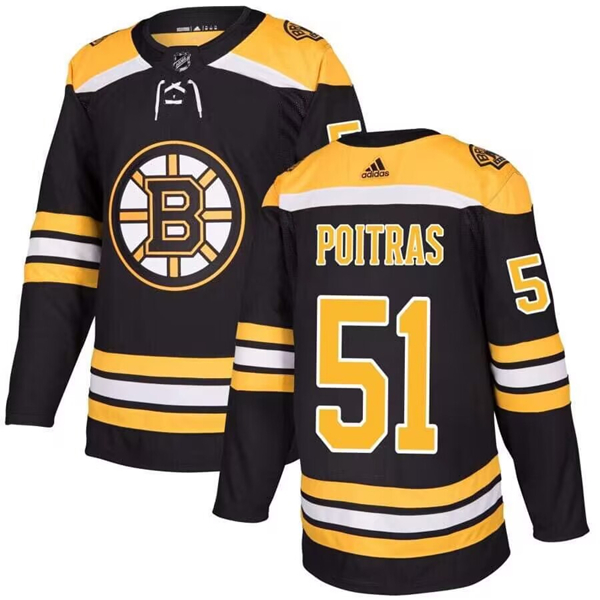 Boston Bruins #51 Matt Poitras Black Stitched Jersey - Zenithce