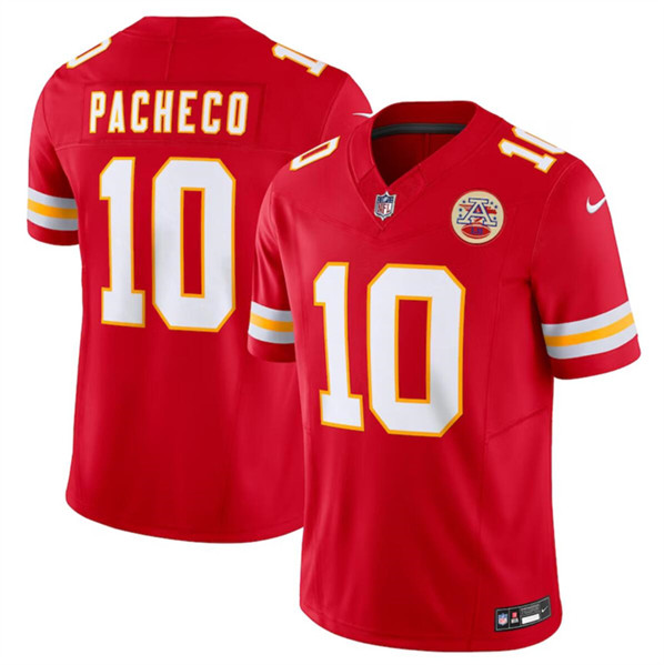 Kansas City Chiefs #10 Isiah Pacheco Red 2023 F.U.S.E. Vapor Untouchable Limited Stitched Jersey - Zenithce