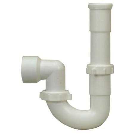 PROFLO PFPTP100 1-1/4 x 1-1/2 Plastic Slip-Joint P-Trap with PVC Marvel Connector - Zenithce
