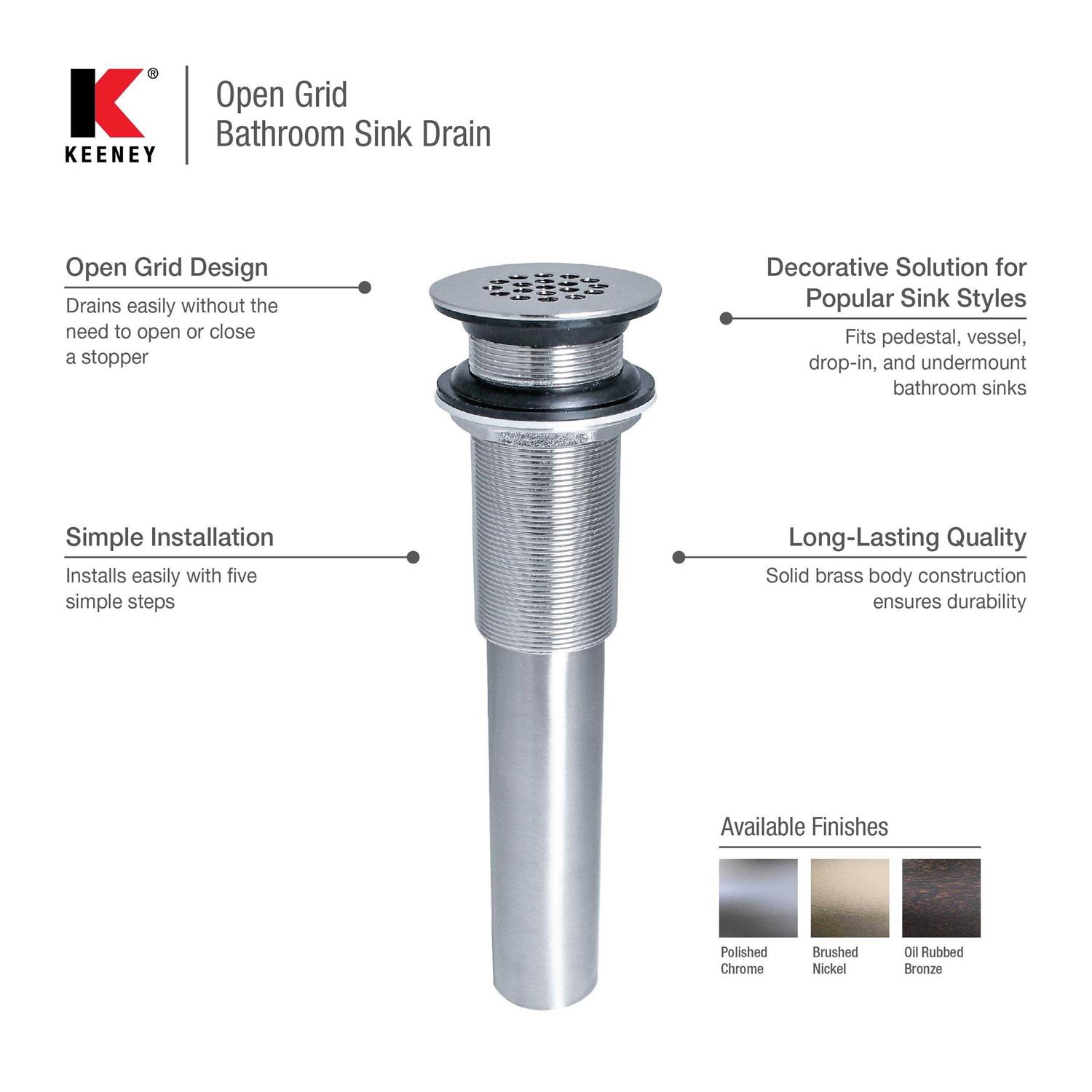 Keeney mk-dblbowlsink Double Bowl Kitchen Sink End Outlet Installation Kit - Zenithce
