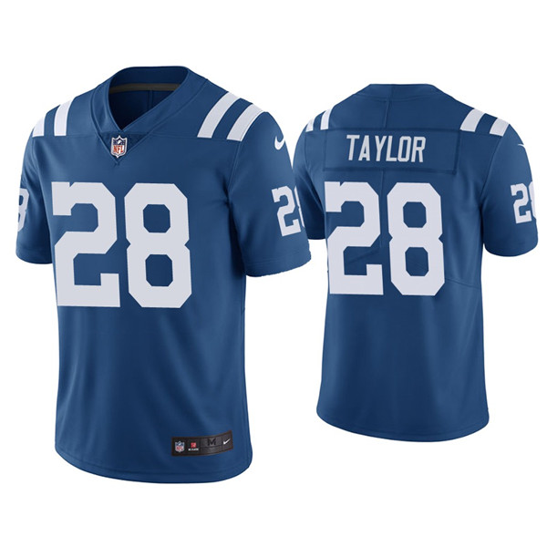 Indianapolis Colts #28 Jonathan Taylor Royal Vapor Untouchable Limited Stitched Jersey - Zenithce