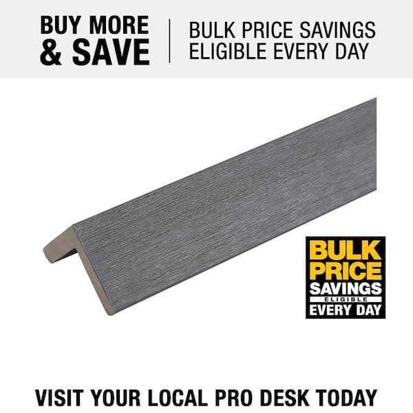 NewTechWood All Purpose L Trim 1.57 in. x 96 in. Composite Siding - Zenithce