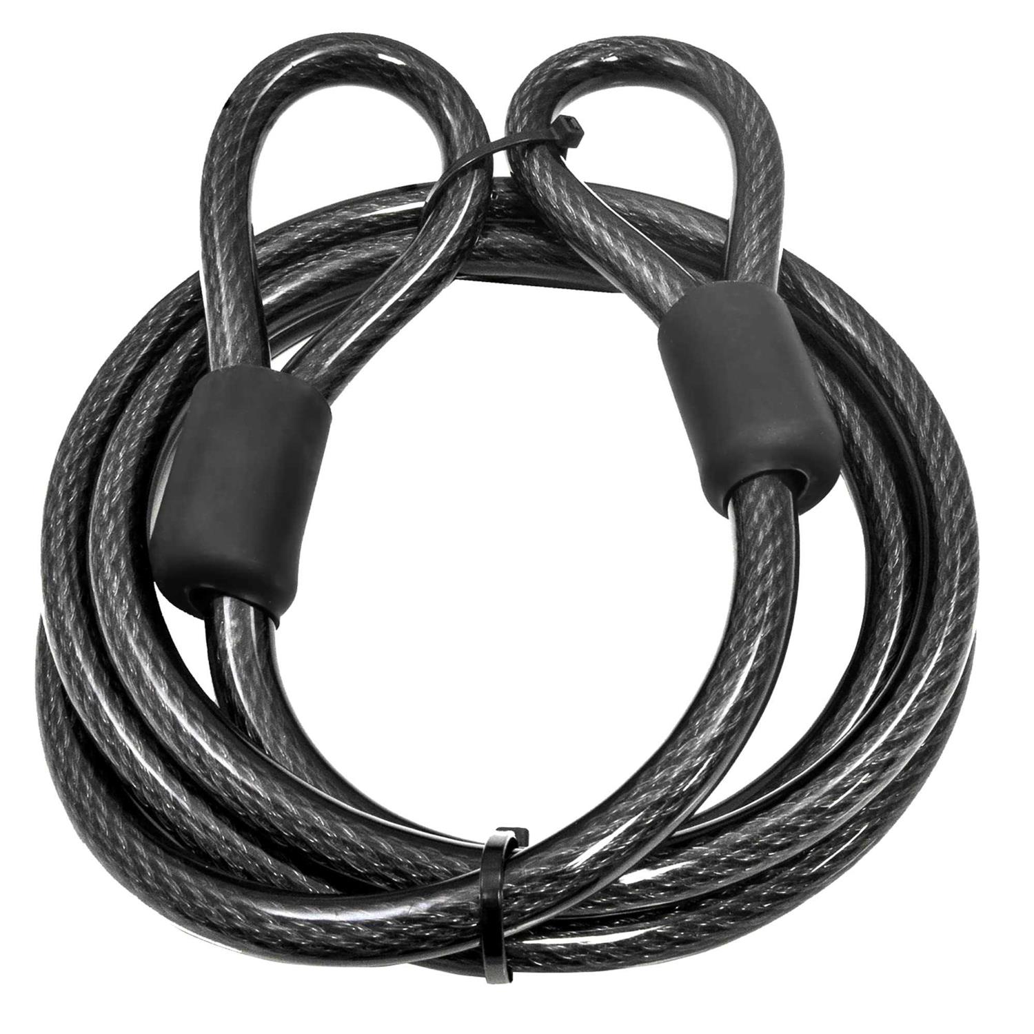 Lumintrail 12mm Heavy-Duty Security Cable Vinyl Coated Braided Steel with Sealed Looped Ends - Zenithce