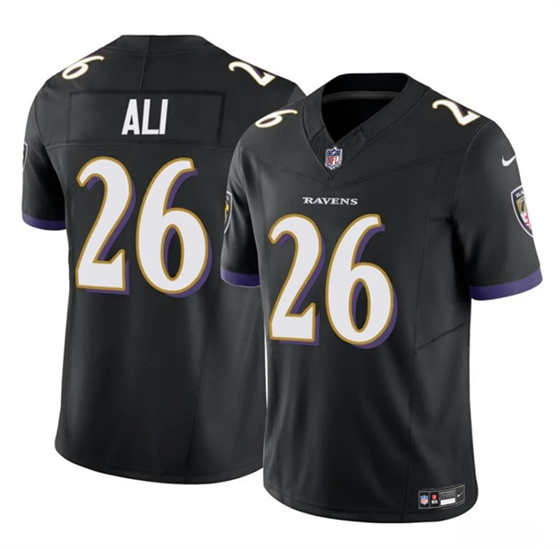 Baltimore Ravens #26 Rasheen Ali Black 2025 F.U.S.E. Vapor Limited Football Jersey - Zenithce