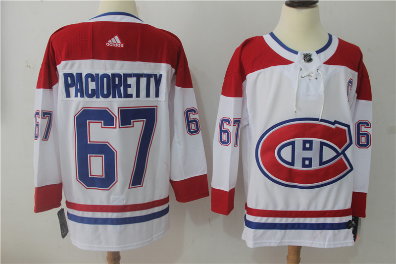 Montreal Canadiens #67 Max Pacioretty White Stitched Adidas Jersey - Zenithce