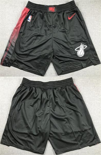 Miami Heat Black Shorts (Run Small) - Zenithce