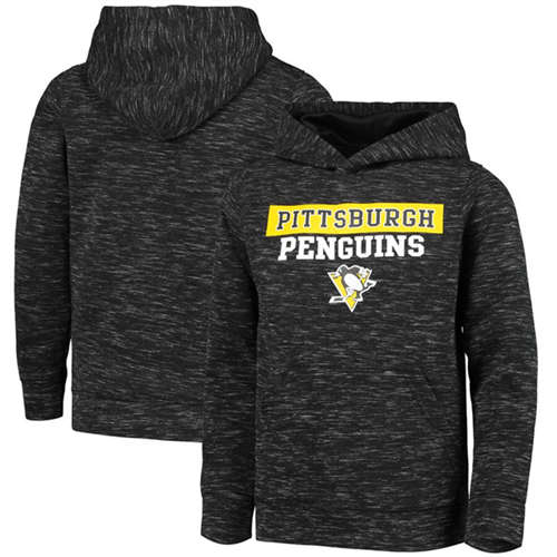 Pittsburgh Penguins Black Logo Scuba Pullover Hoodie - Zenithce