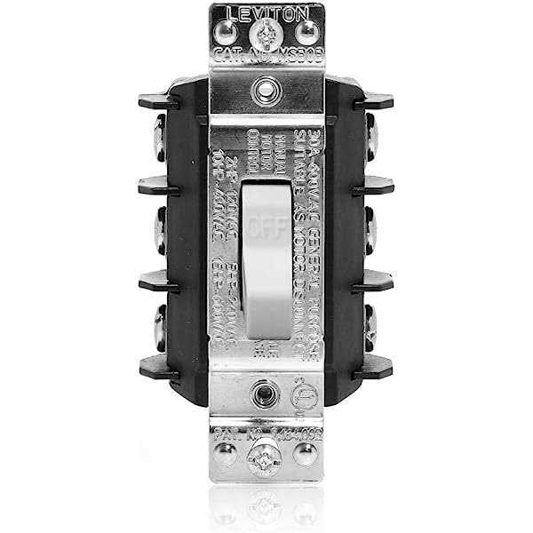 Leviton MS303-DS 30A 3P Motor Switch - Zenithce