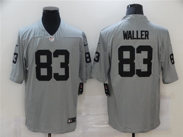 Las Vegas Raiders #83 Darren Waller Grey Limited Stitched Jersey - Zenithce