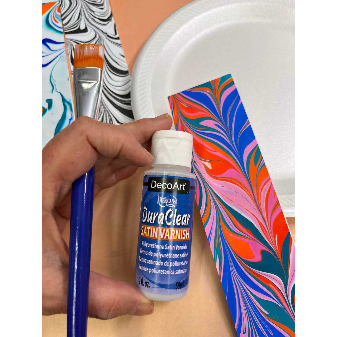 DecoArt 2oz DuraClear High-Gloss Varnish - Zenithce