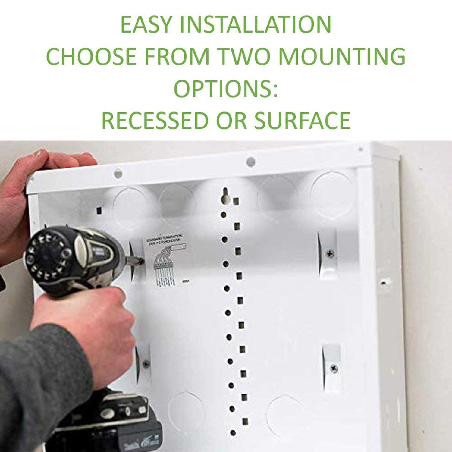 On-Q/Legrand Enclosure with Hinged Door EN2850 - Zenithce