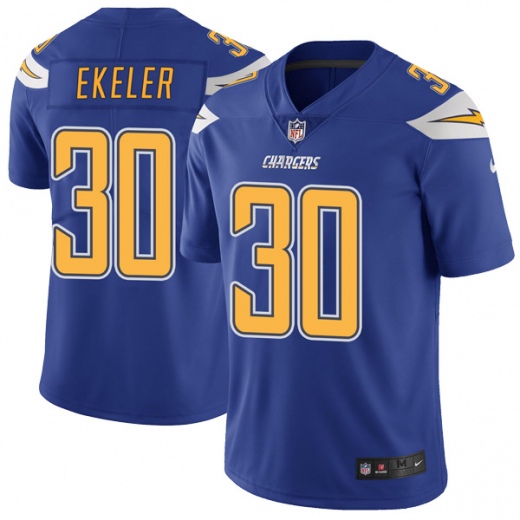 Los Angeles Chargers #30 Austin Ekeler Royal Blue Vapor Untouchable Limited Stitched Jersey - Zenithce