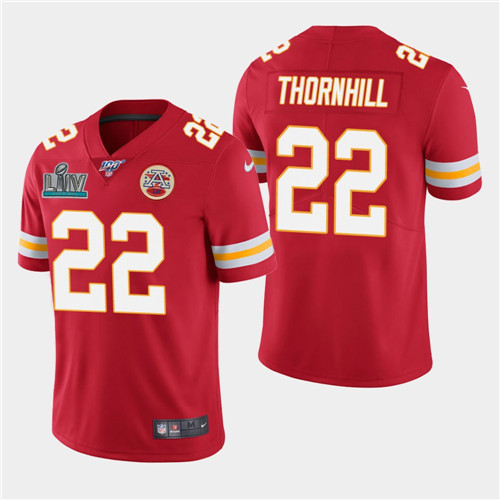 Chiefs #22 Juan Thornhill Red Super Bowl LIV Vapor Untouchable Limited Stitched Jersey - Zenithce