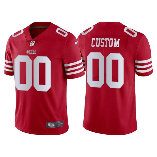 San Francisco 49ers ACTIVE PLAYER Custom New Red Vapor Untouchable Limited Stitched Jersey - Zenithce