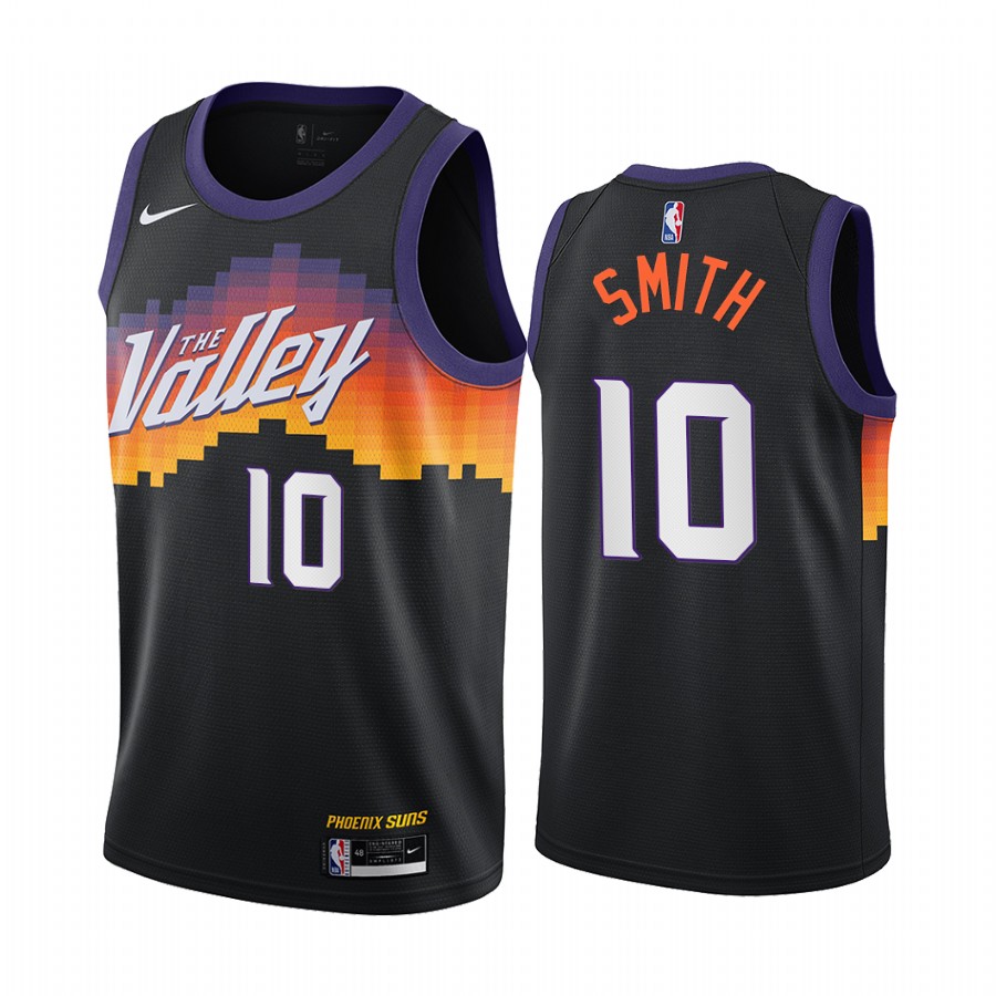 Suns #10 Jalen Smith Black Swingman 2020-21 City Edition Jersey - Zenithce