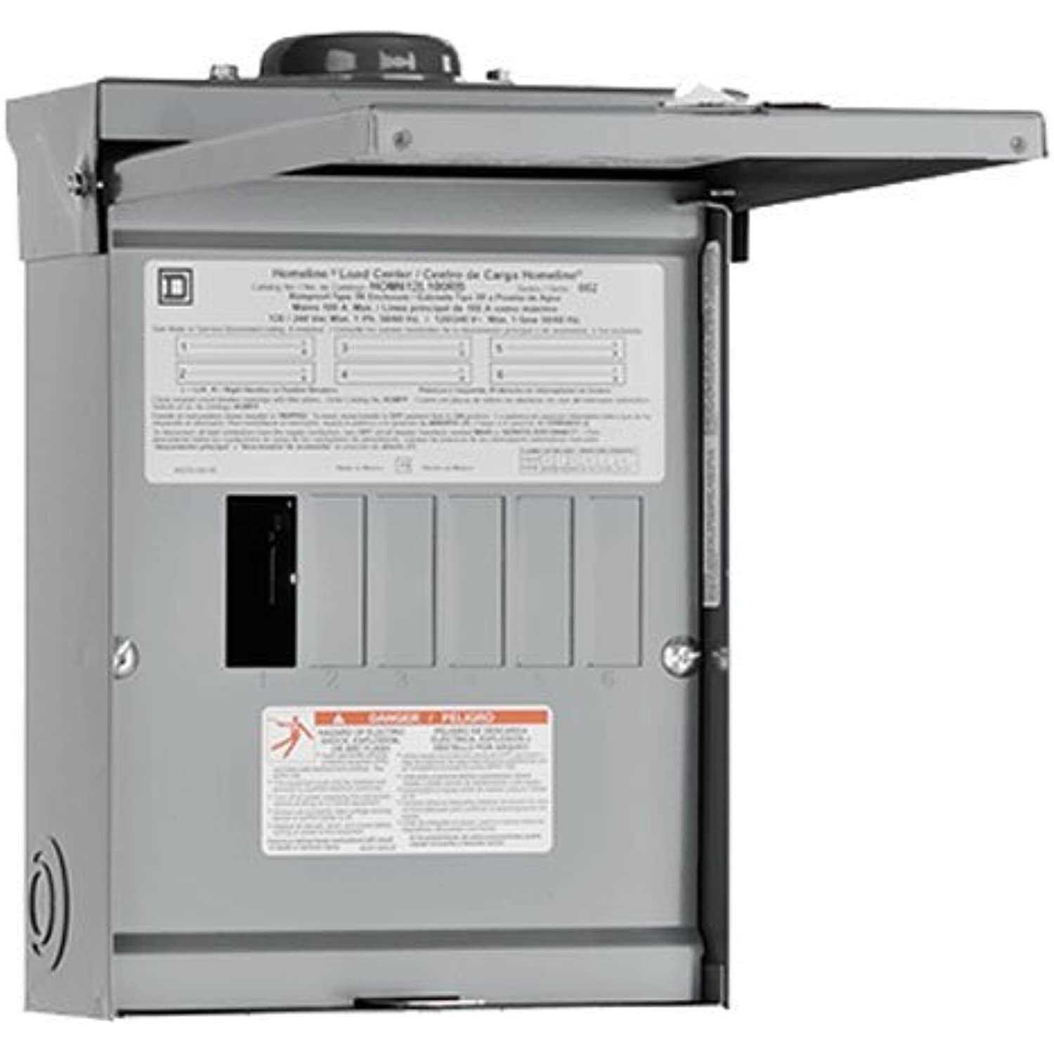 Square D Homeline 100 Amp 2-Pole Circuit Breaker HOM2100C - Zenithce