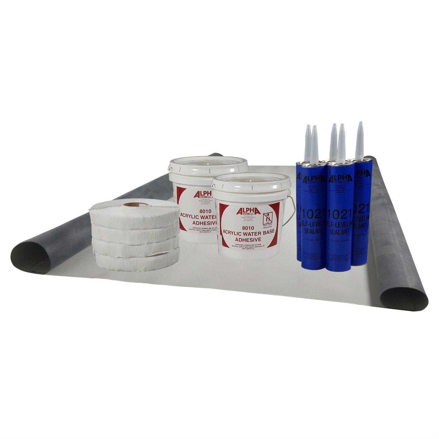 RecPro EPDM Dicor RV Camper Rubber Roof Kit 8.5′ Wide - Zenithce