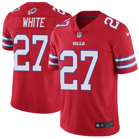 Buffalo Bills #27 Tredavious White Red Vapor Untouchable Limited Stitched Jersey - Zenithce