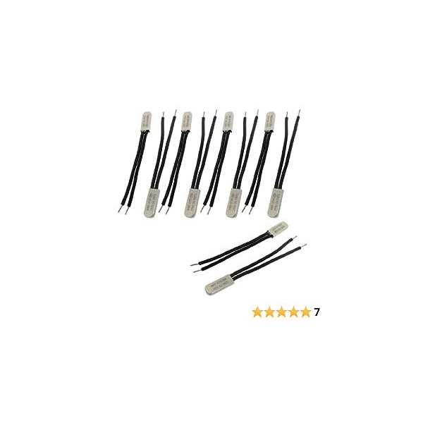 Harfington 10pcs Bimetal Temperature Control Switch Thermostat N.C KSD9700 - Zenithce