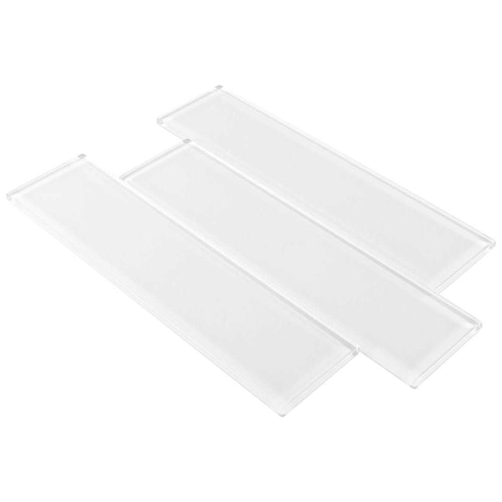 Elida Ceramica Stonescape White Marble 12-in x 12-in Carrara-Look Recycled Glass Pebble Marble Look Tile LW2007001 - Zenithce