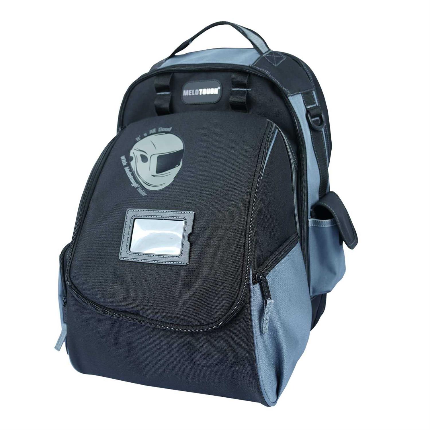MeloTough Welding Tool backpack Extreme Gear Pack with Large Capacity Helmet Holder Luggage Storage Bag - Zenithce