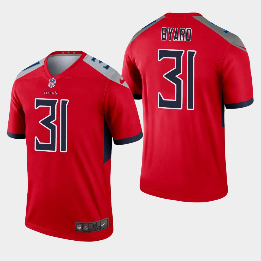 Tennessee Titans #31 Kevin Byard Red Inverted Legend Jersey - Zenithce