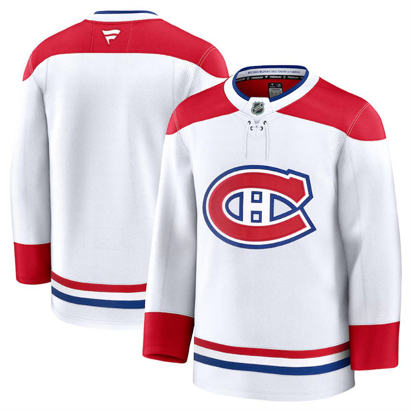 Montreal Canadiens White 2024-25 Away Stitched Jersey - Zenithce