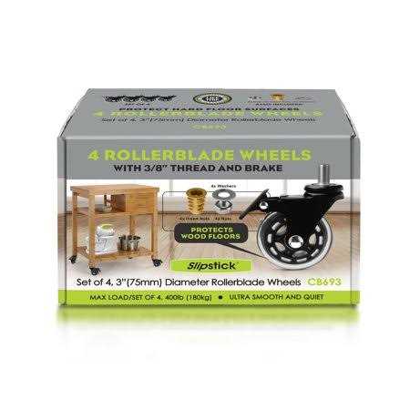 Slipstick 3 Rollerblade Office Chair Wheels - Zenithce