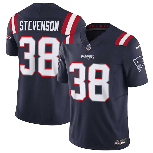 New England Patriots #38 Brandon Bolden Navy 2023 F.U.S.E. Vapor Limited Stitched Jersey - Zenithce