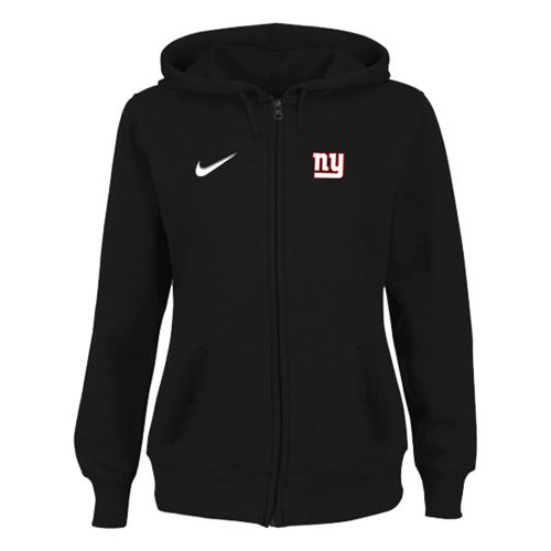 Women's New York Giants Stadium Rally Full Zip Hoodie Black - Zenithce