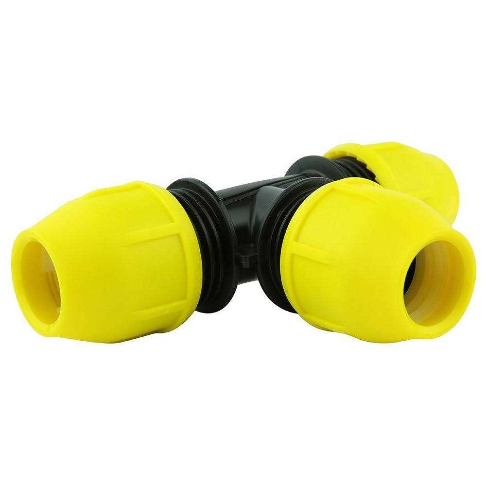 Home-Flex Underground IPS x IPS Polyethylene Tee - Zenithce