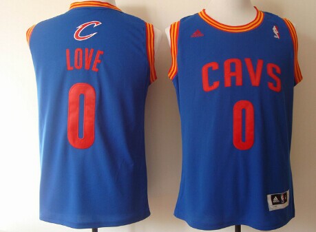 Cleveland Cavaliers #0 Kevin Love Revolution 30 Swingman Light Blue Jersey - Zenithce