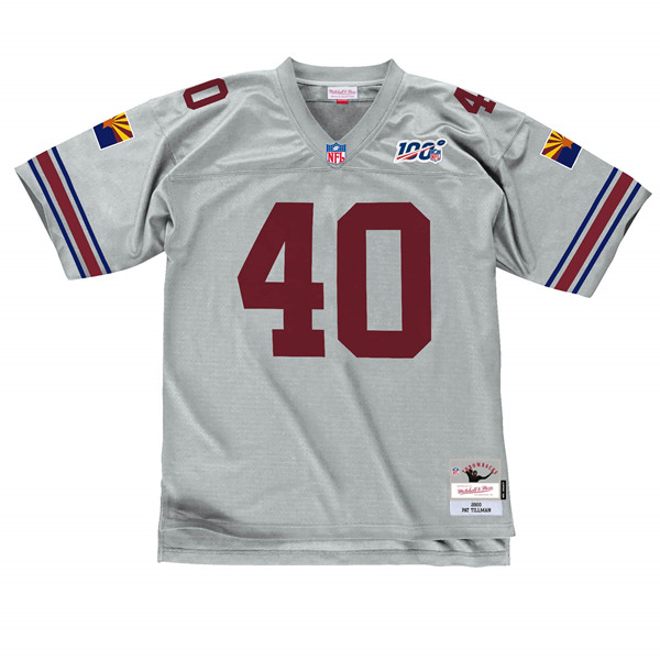 Arizona Cardinals #40 Pat Tillman Grey Stitched Jersey - Zenithce