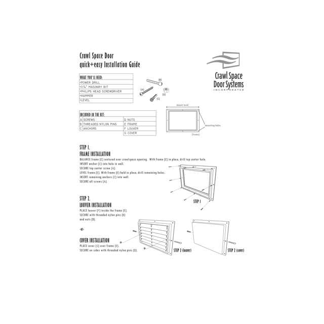 Crawl Space Access Door - Zenithce
