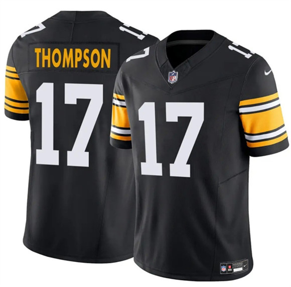 Pittsburgh Steelers #17 Skylar Thompson Black 2025 F.U.S.E. Alternate Vapor Limited Football Stitched Jersey - Zenithce