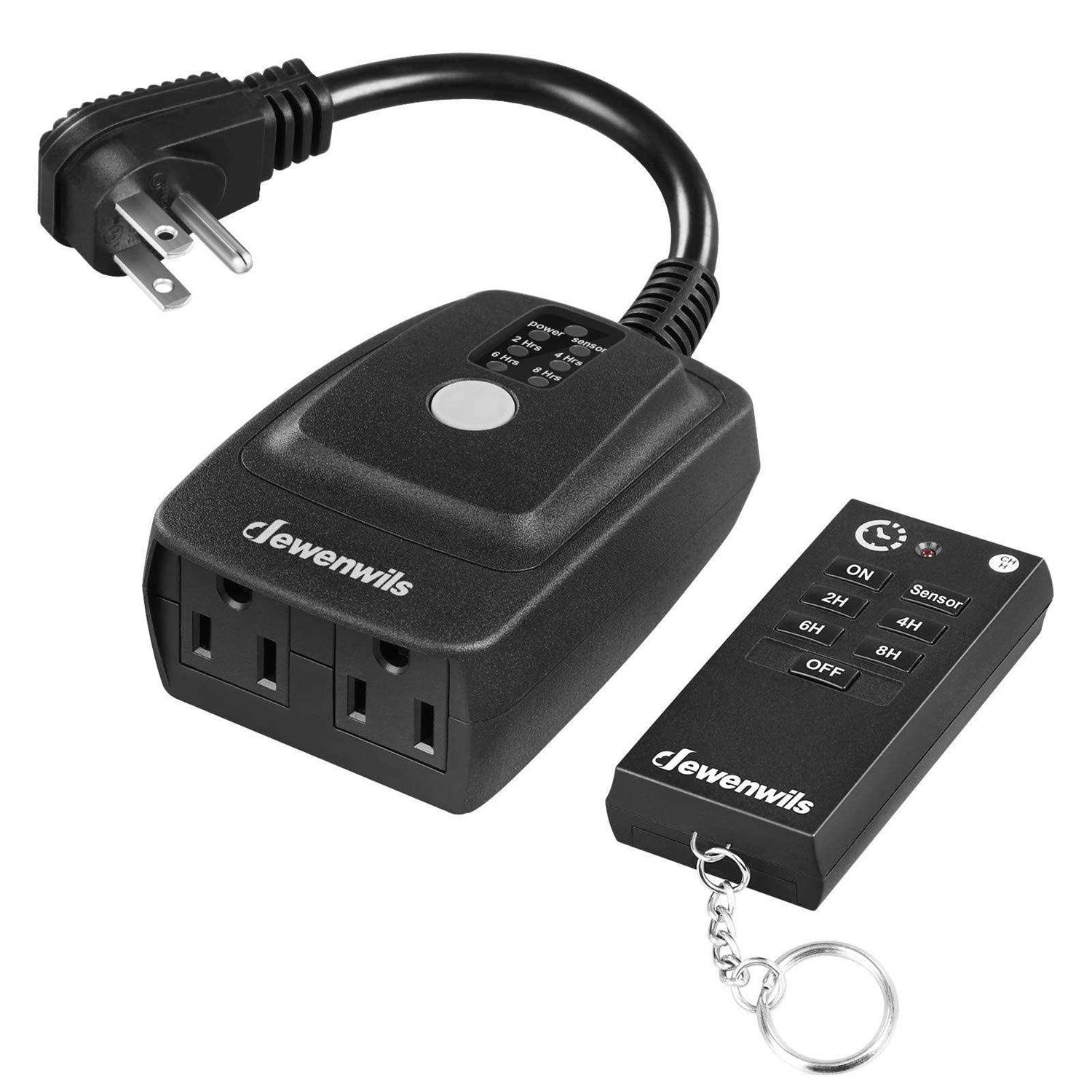 DEWENWILS Indoor Wireless Light Switch, Remote Control Wall Light Switch and Receiver Kit - Zenithce