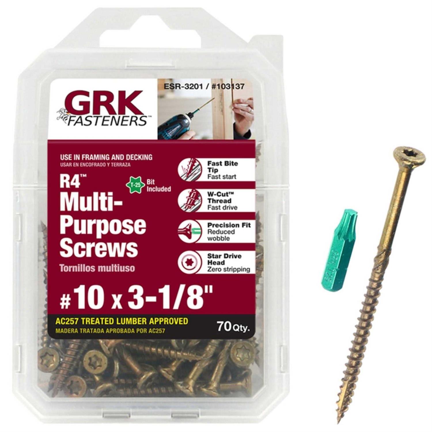 GRK Fasteners R4 Screws 01141 - Zenithce