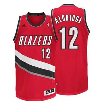 Portland Trail Blazers #12 LaMarcus Aldridge Red Swingman Jersey - Zenithce