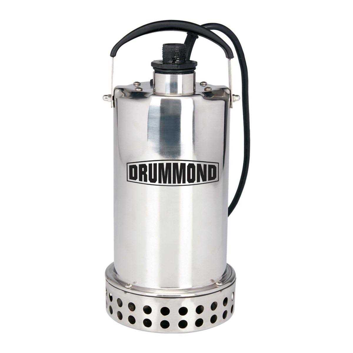 Drummond 1/6 HP Submersible Utility Pump 1600 GPH - Zenithce