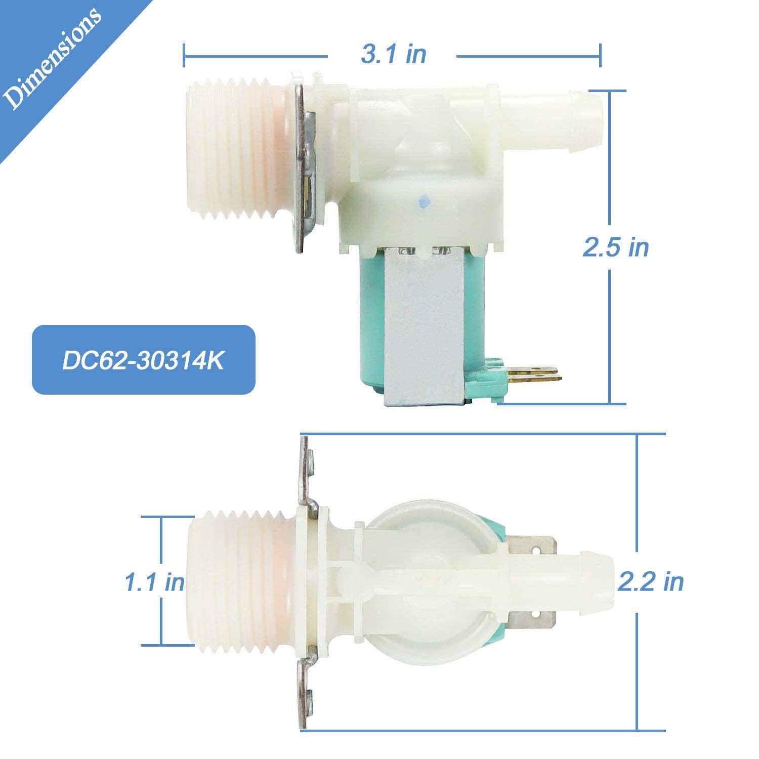 DC31-00054D PX3516-01 Washer Drain Pump Motor by Blutoget -Fit for samsung Washing Machine -DC31-00054D samsung Washer Drain Pump Replaces - Zenithce