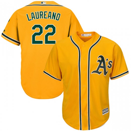 Oakland Athletics #22 Ramón Laureano Gold Stitched Jersey - Zenithce