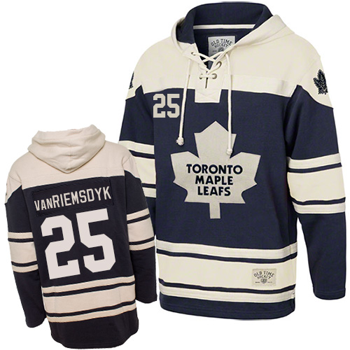 Maple Leafs #25 James Van Riemsdyk Blue Sawyer Hooded Sweatshirt Stitched Jersey - Zenithce