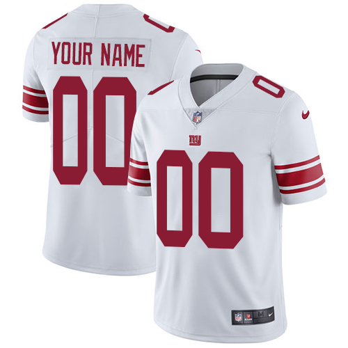 New York Giants Customized White Vapor Untouchable NFL Stitched Limited Jersey - Zenithce