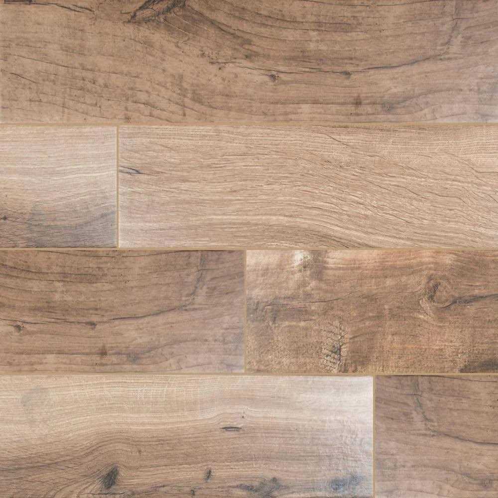 MSI Arbor 6 in. x 36 in. Matte Porcelain Floor and Wall Tile - Zenithce
