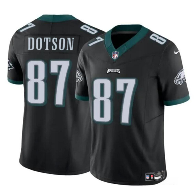 Philadelphia Eagles #87 Jahan Dotson Black F.U.S.E Vapor Untouchable Limited Stitched Jersey - Zenithce