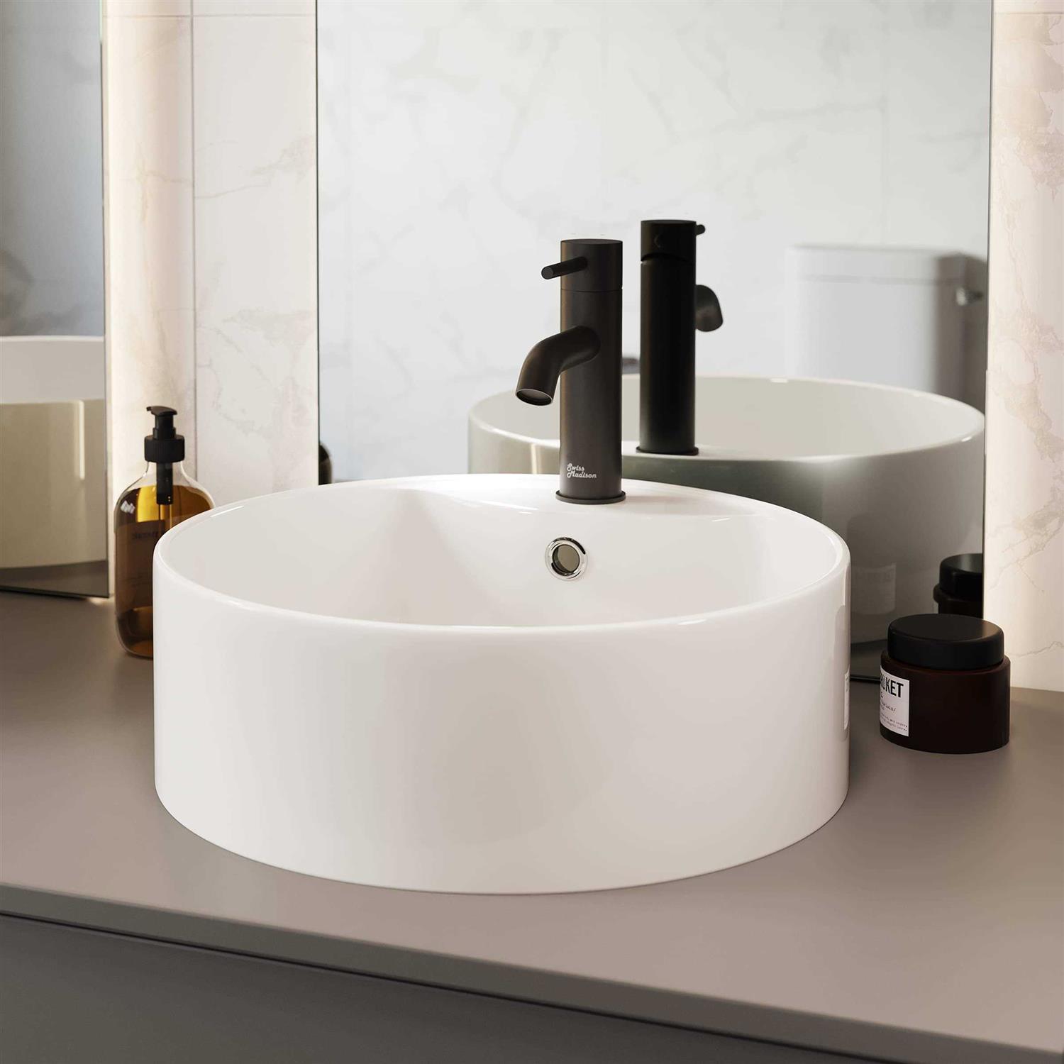 Swiss Madison Monaco Round Vessel Sink - Zenithce